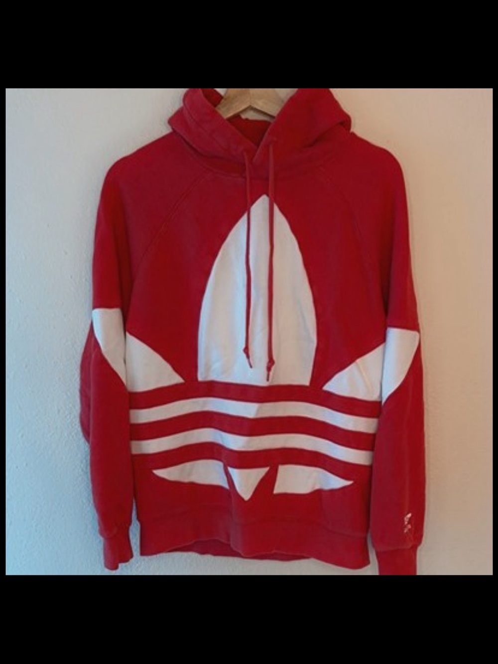 Adidas Trefoil Hooded Sweatshirt with White Graphic